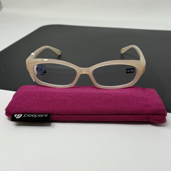 Peepers Reading Glasses Viewpoint Focus +2.75 Tan - Picture 2 of 13